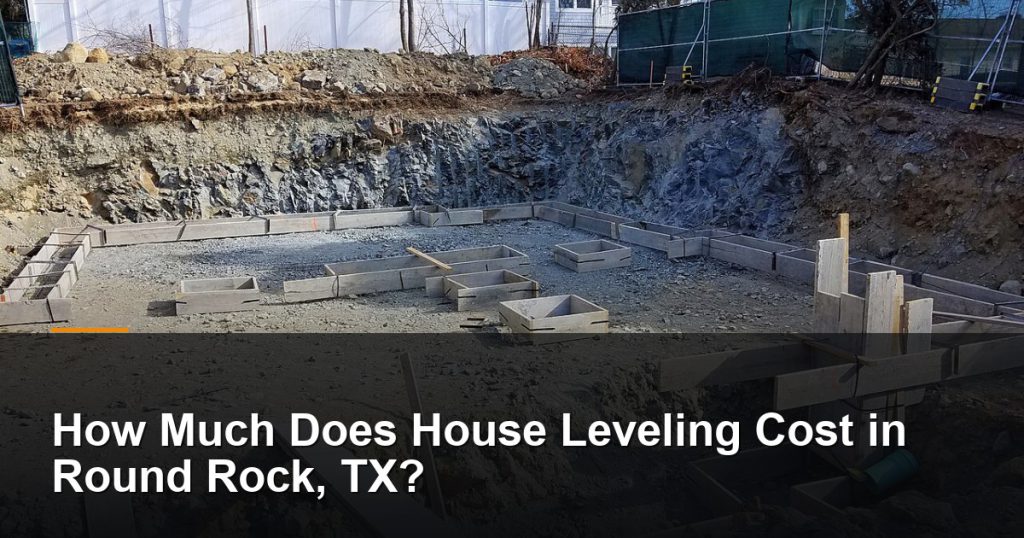 How Much Does House Leveling Cost in Round Rock, TX? 11 New house foundation footings during construction, illustrating house leveling in Round Rock, TX